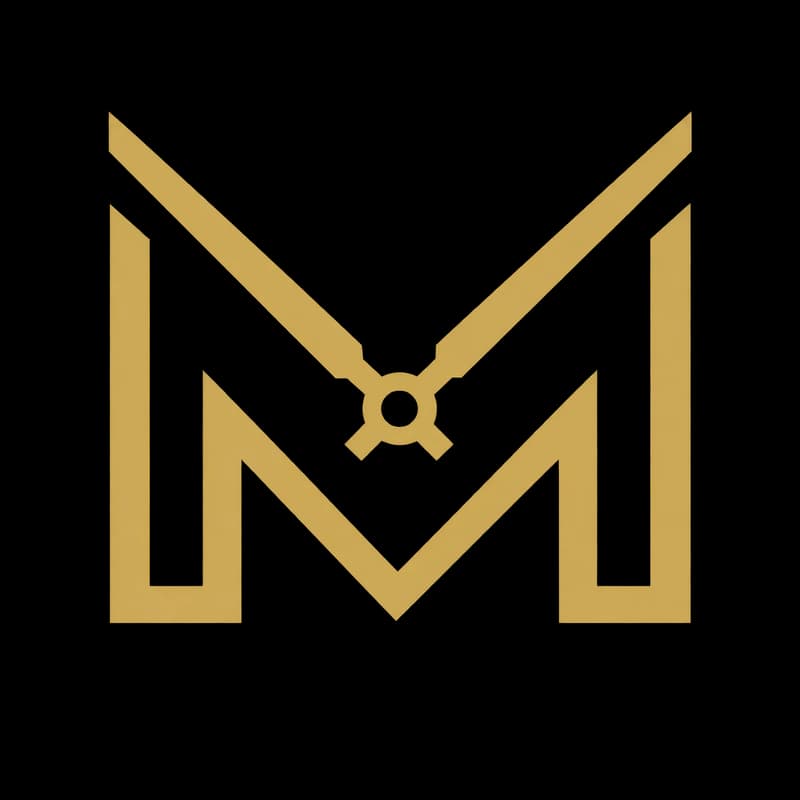 The geometric M — MIAD primary mark